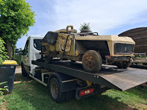 Enlèvement SUV accidenté